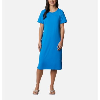 Columbia PFG Freezer Mid, Vestidos Azur Azules Para Mujer | 473628-DIW